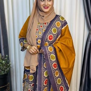 প্রিমিয়াম কালামকারী কটন থ্রী পিছ